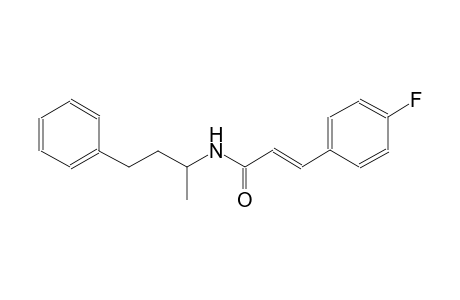 (2E)-3-(4-fluorophenyl)-N-(1-methyl-3-phenylpropyl)-2-propenamide