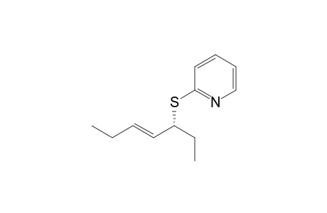 2-((R,E)-1-Ethylpent-2-enylsulfanyl)pyridine