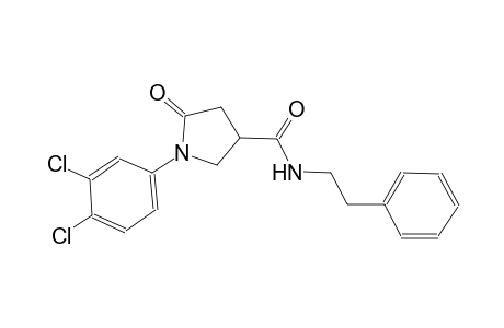 1-(3,4-dichlorophenyl)-5-keto-N-phenethyl-pyrrolidine-3-carboxamide