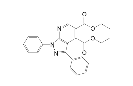 diethyl 1,3-diphenylpyrazolo[3,4-b]pyridine-4,5-dicarboxylate