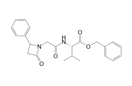 [2-(2'-Oxo-4'-phenylazetidin-1'-yl)acetyl]-L-valine - benzyl ester