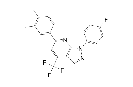 1H-pyrazolo[3,4-b]pyridine, 6-(3,4-dimethylphenyl)-1-(4-fluorophenyl)-4-(trifluoromethyl)-