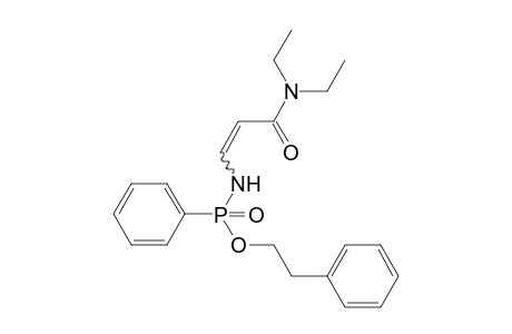 (E/Z)-N,N-diethyl-3-[[phenyl(2-phenylethoxy)phosphoryl]amino]prop-2-enamide