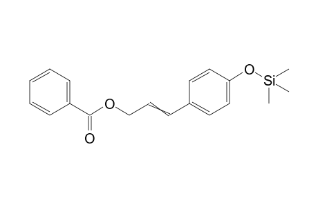 3-(4-(trimethylsilyloxy)phenyl)allyl benzoate