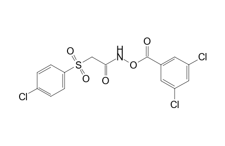 N-{[(p-chlorophenyl)sulfonyl]acetyl}-O-(3,5-dichlorobenzoyl)hydroxylamine