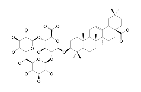 3-O-BETA-[GLUCOPYRANOSYL-(1->2)-[XYLOPYRANOSYL-(1->4)]-GLUCURONOPYRANOSYL]-OLEANOLIC-ACID