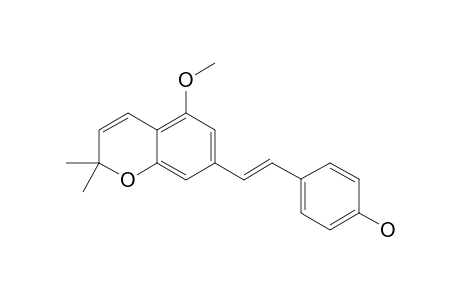 4-HYDROXY-5'-METHOXY-6'',6''-DIMETHYLPYRAN-[2'',3'':3',4']-STILBENE