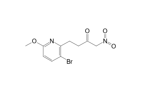 4-(3-bromanyl-6-methoxy-pyridin-2-yl)-1-nitro-butan-2-one