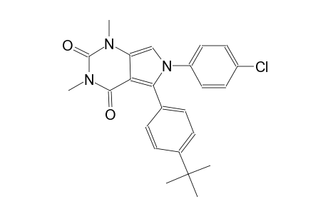 5-(4-tert-butylphenyl)-6-(4-chlorophenyl)-1,3-dimethyl-1H-pyrrolo[3,4-d]pyrimidine-2,4(3H,6H)-dione