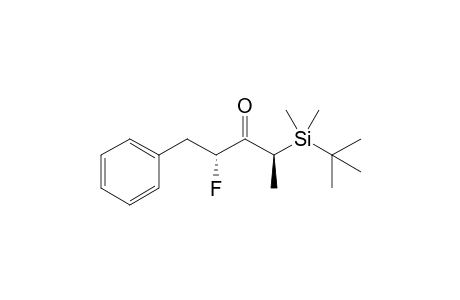 (2R,4S)-4-(t-Butyldimethylsilyl)-2-fluoro-1-phenyl-3-pentanone