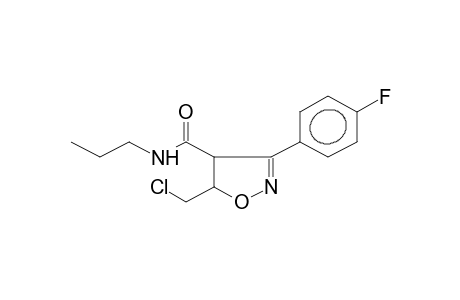 3-(4-FLUOROPHENYL)-4-PROPYLCARBAMOYL-5-CHLOROMETHYLISOXAZOLINE