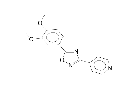 3-(4-pyridyl)-5-(3,4-dimethoxyphenyl)-1,2,4-oxadiazole