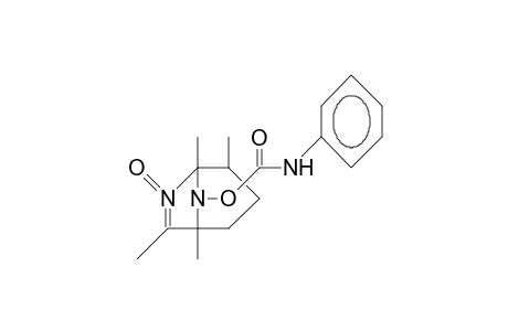 1,4,5,7-Tetramethyl-8-(N-phenyl-carbamoyloxy)-6,8-diaza-bicyclo(3.2.1)oct-6-ene 6-oxide