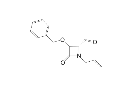 (2R,3R)-1-allyl-3-benzoxy-4-keto-azetidine-2-carbaldehyde