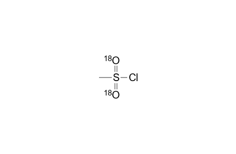 Methane(bis[18-O])-sulfonyl chloride