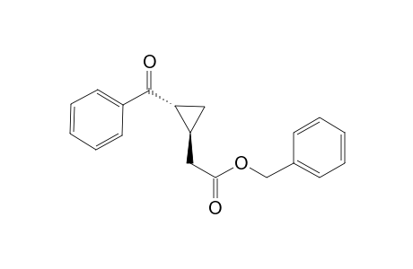 (1S,2R)-(+-)-Benzyl 2-(2-benzoylcyclopropyl)acetate