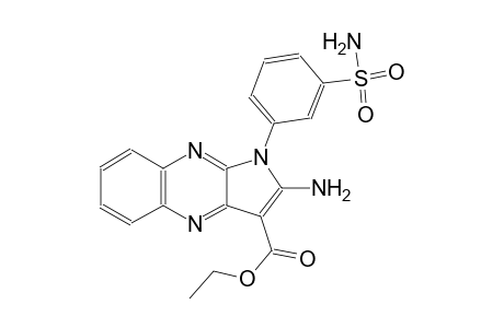 ethyl 2-amino-1-[3-(aminosulfonyl)phenyl]-1H-pyrrolo[2,3-b]quinoxaline-3-carboxylate