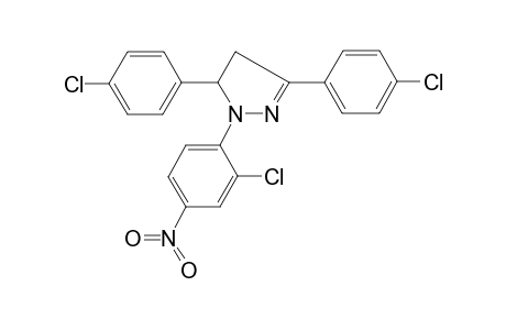 1-(2-Chloro-4-nitro-phenyl)-3,5-bis-(4-chloro-phenyl)-4,5-dihydro-1H-pyrazole