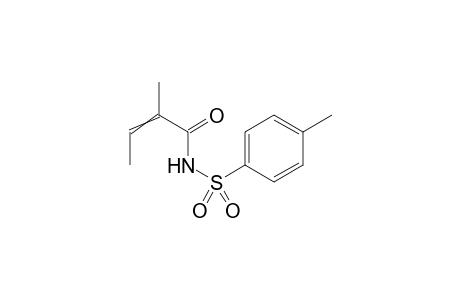 2-Methyl-N-(4-methylphenylsulfonyl)-2-butenamide