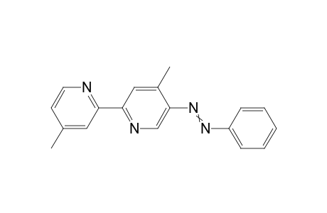 4,4'-Dimethyl-5-phenylazo-2,2'-bipyridyl