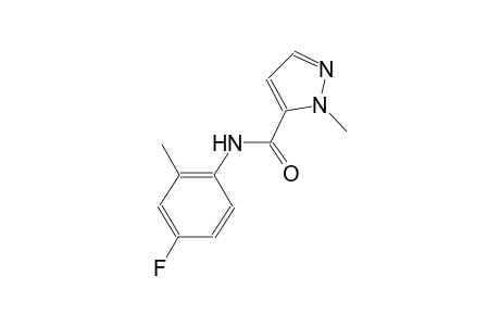 N-(4-fluoro-2-methylphenyl)-1-methyl-1H-pyrazole-5-carboxamide