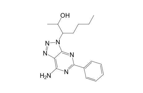 6-Amino-9-(2-hydroxy-3-heptyl)-2-phenyl-8-azapurine