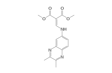 Dimethyl 2-[(2',3'-dimethylquinoxalin-6'-yl)aminomethylene]-malonate
