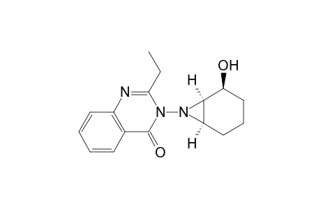 4(3H)-Quinazolinone, 2-ethyl-3-(2-hydroxy-7-azabicyclo[4.1.0]hept-7-yl)-, (1.alpha.,2.beta.,6.alpha.)-