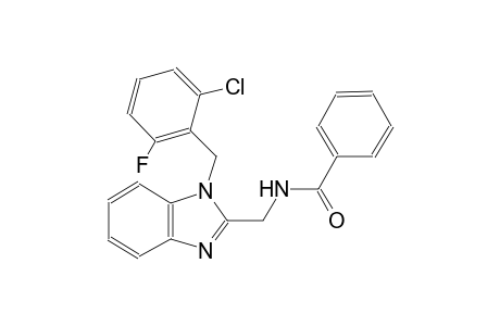 N-{[1-(2-chloro-6-fluorobenzyl)-1H-benzimidazol-2-yl]methyl}benzamide