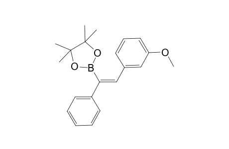 (E)-2-(2-(3-methoxyphenyl)-1-phenylvinyl)-4,4,5,5-tetramethyl-1,3,2-dioxaborolane