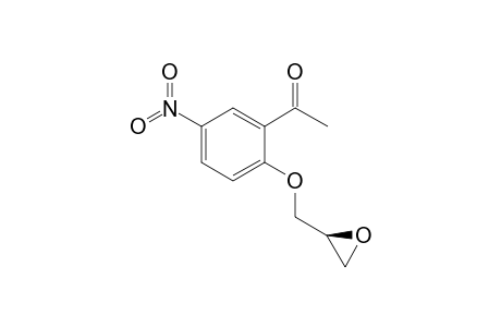 1-[5-nitro-2-[[(2S)-2-oxiranyl]methoxy]phenyl]ethanone