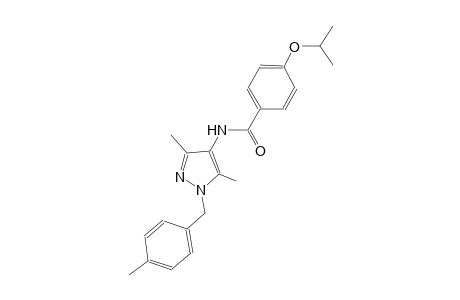 N-[3,5-dimethyl-1-(4-methylbenzyl)-1H-pyrazol-4-yl]-4-isopropoxybenzamide