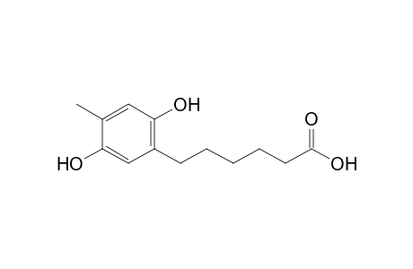 Benzenehexanoic acid, 2,5-dihydroxy-4-methyl-