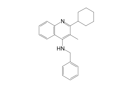 N-benzyl-2-cyclohexyl-3-methylquinolin-4-amine