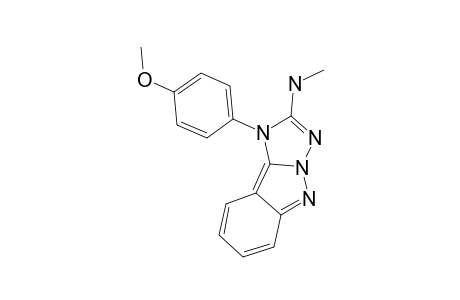 1-(4-METHOXYPHENYL)-2-(METHYLAMINO)-1H-1,2,4-TRIAZOLO-[2,3-B]-INDAZOLE