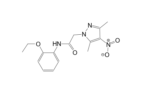 2-(3,5-dimethyl-4-nitro-1H-pyrazol-1-yl)-N-(2-ethoxyphenyl)acetamide