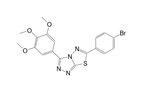 6-(4-bromophenyl)-3-(3,4,5-trimethoxyphenyl)[1,2,4]triazolo[3,4-b][1,3,4]thiadiazole