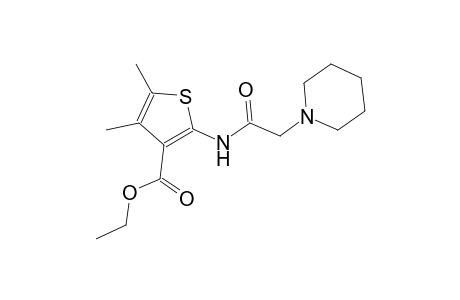 ethyl 4,5-dimethyl-2-[(1-piperidinylacetyl)amino]-3-thiophenecarboxylate