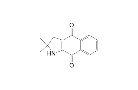 2,3-Dihydro-2,2-dimethyl-1H-benz[f]indole-4,9-dione