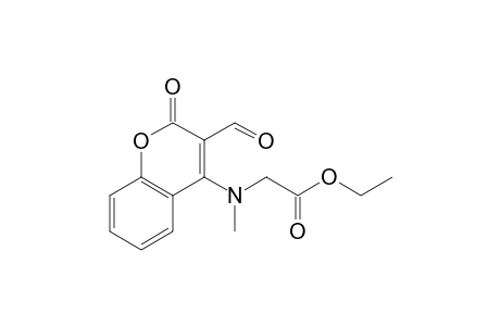 3-Formyl-4-[N-methyl-N-(ethoxycarbonylmethyl)amino]coumrin