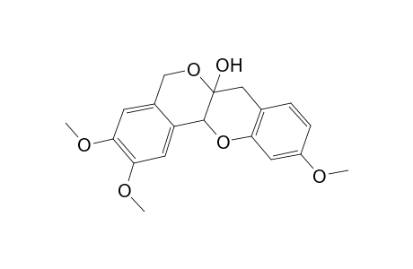 [2]Benzopyrano[4,3-b][1]benzopyran-6a(7H)-ol, 5,12a-dihydro-2,3,10-trimethoxy-