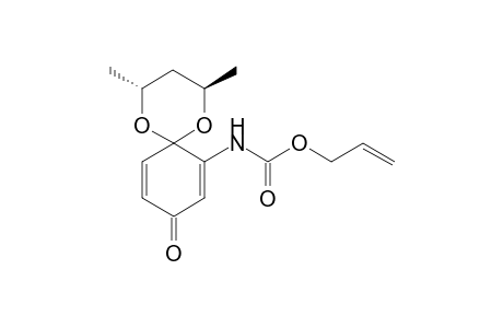 (2R,4R)-7-[(Allyloxycarbonyl)amino]-2,4-dimethyl-1,5-dioxaspiro[5.5]nona-7,10-dien-9-one