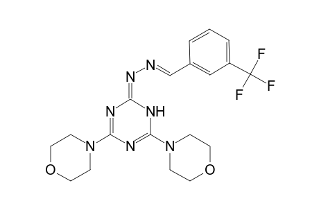 (4,6-dimorpholino-s-triazin-2-yl)-[(E)-[3-(trifluoromethyl)benzylidene]amino]amine