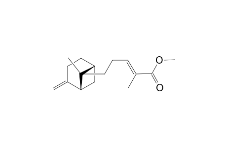 (+)-methyl (E)-endo-.beta.-bergamotenoate