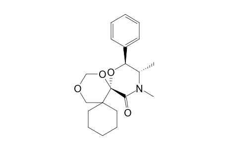 (2S,3S,6R)-3,4-Dimethyl-2-phenyl-1,14,16-trioxa-4-azadispiro[5.0.5.4]hexadecane-5-one