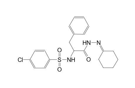 phenylalanine, N-[(4-chlorophenyl)sulfonyl]-, 2-cyclohexylidenehydrazide