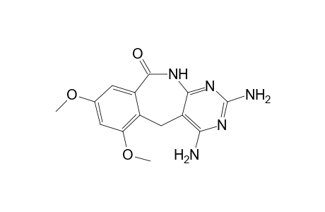 2,4-Diamino-6,8-dimethoxy-5H-pyrimido[4,5-c]-(2)-benzazepin-10(11H)-one