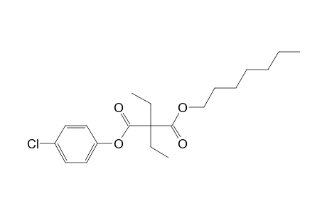 Diethylmalonic acid, 4-chlorophenyl heptyl ester