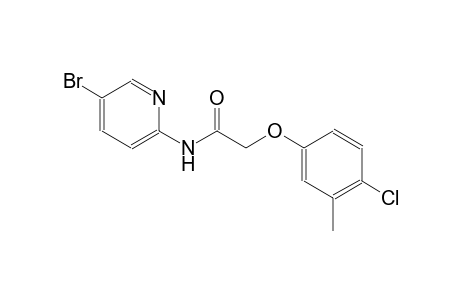 N-(5-bromo-2-pyridinyl)-2-(4-chloro-3-methylphenoxy)acetamide