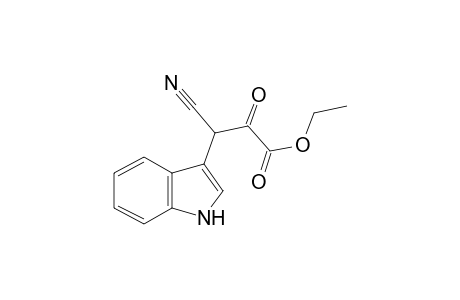 Ethyl 3-cyano-3-(1H-indol-3-yl)-2-oxopropanoate